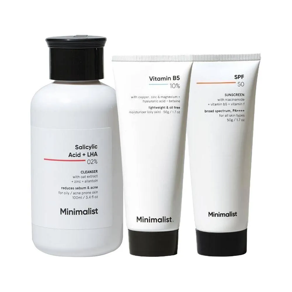 Minimalist Daily Best Seller Skincare Routine For Oily Acne Prone Skin