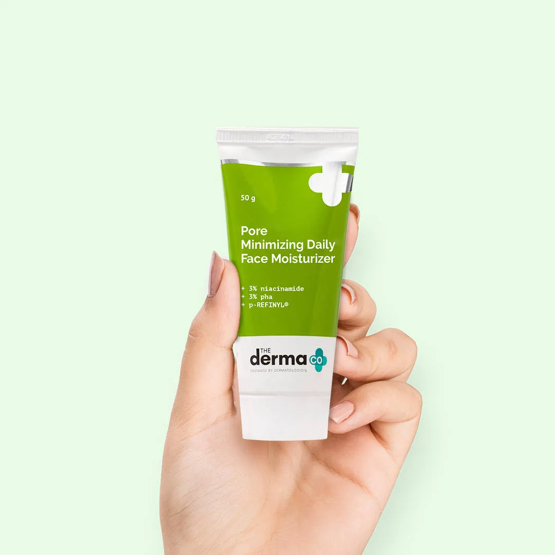 The Derma Co Pore Minimizing Moisturizer With 3% Niacinamide 3% PHA And P-Refinyl