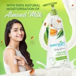 Everyuth Naturals Body Lotion - Soothing Citrus Aloe with Almond Milk, Anti-Bacterial, Non Sticky view 3