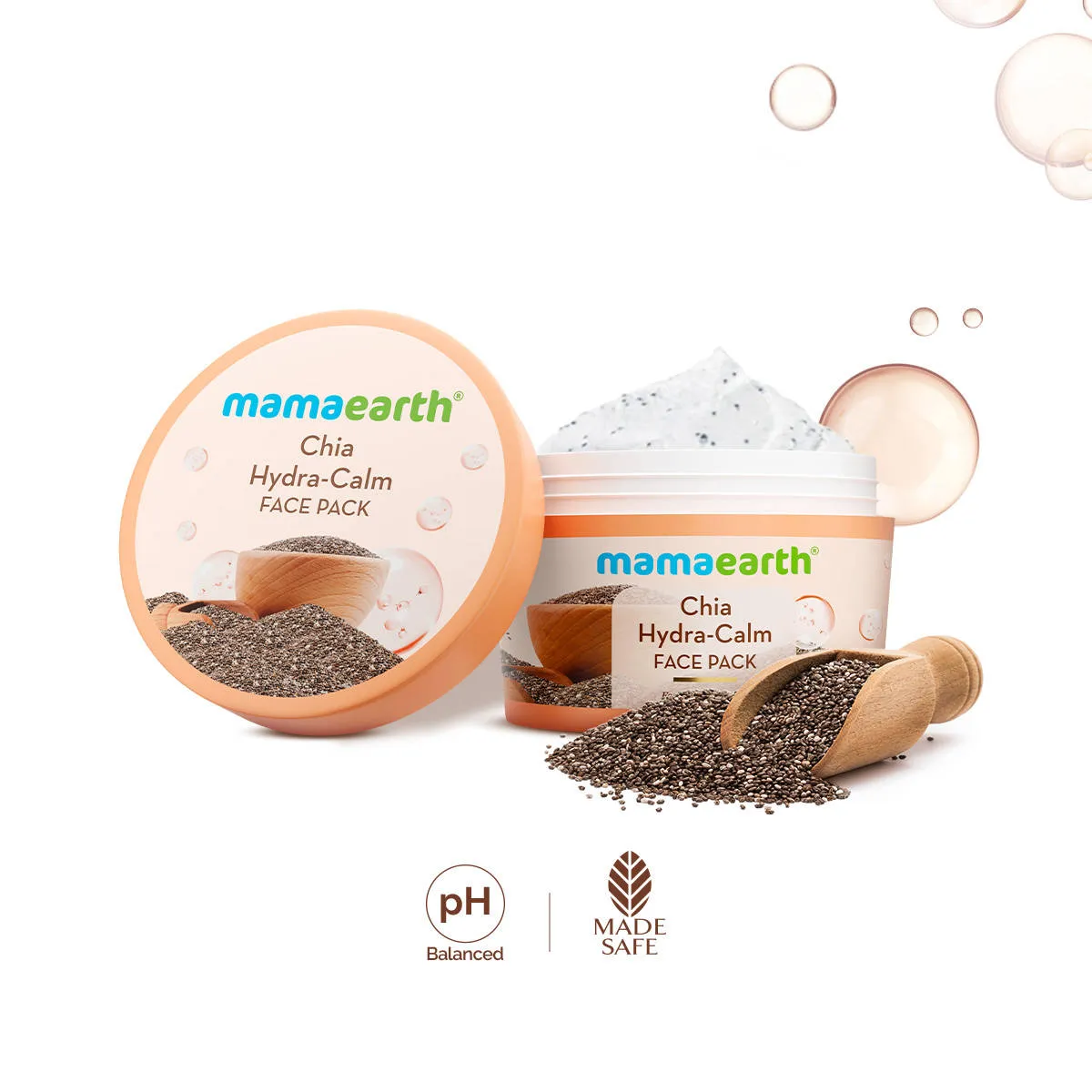 Mamaearth Chia Hydra Calm Face Pack Niacinamide & Ceramides for Hydration, Glow & Skin Brightening