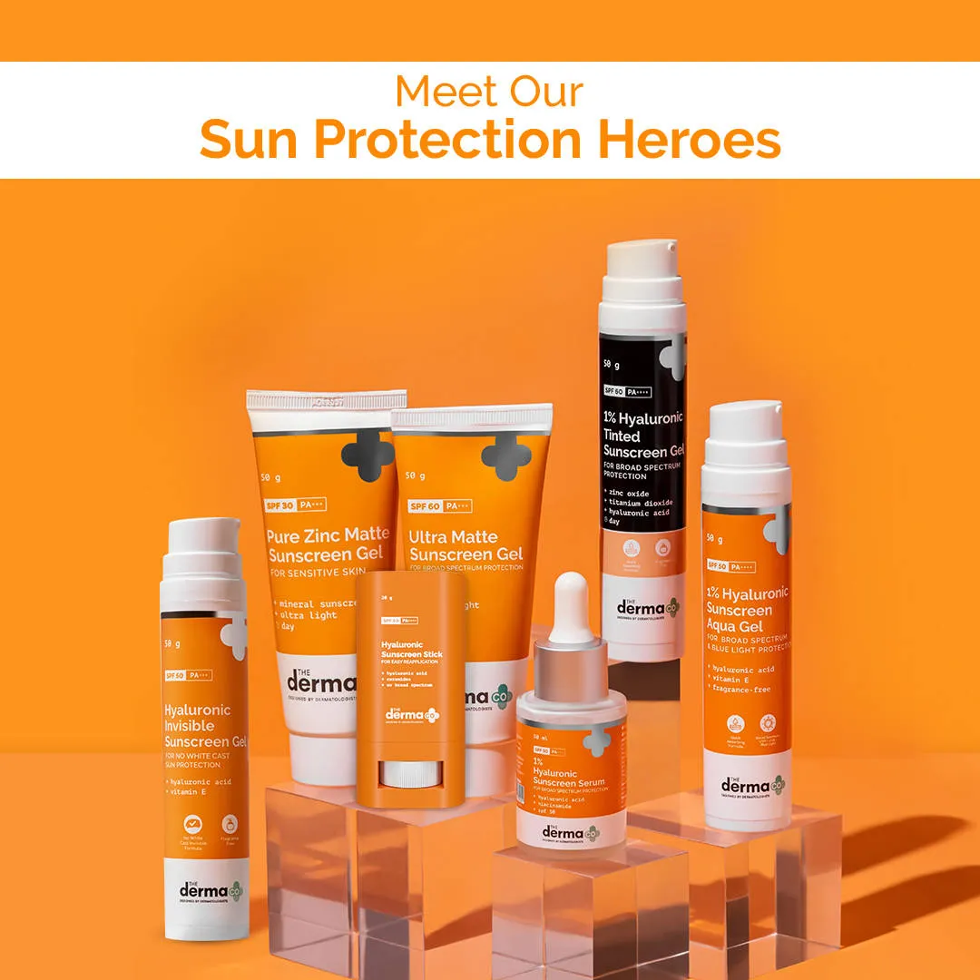 The Derma Co Hyaluronic Sunscreen Stick For All Skin Types With SPF 60 & Pa++++