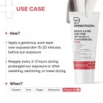 Dermatouch Bright & Even Skin Tone Sunscreen SPF 50 PA++++ for Tanning & Uneven Skin view 6