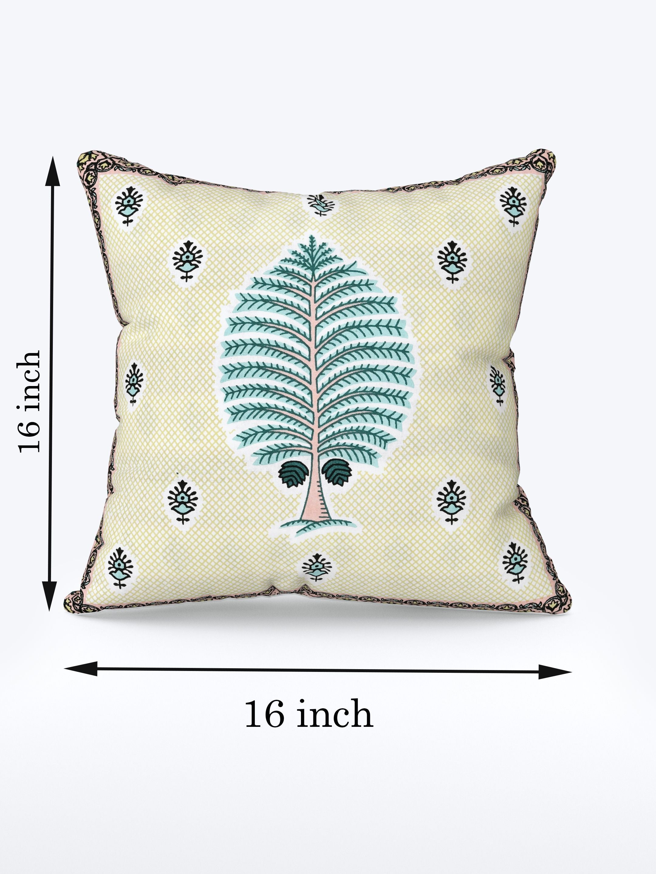 Digital Printed Cotton Cushion Cover (Pack of 5)