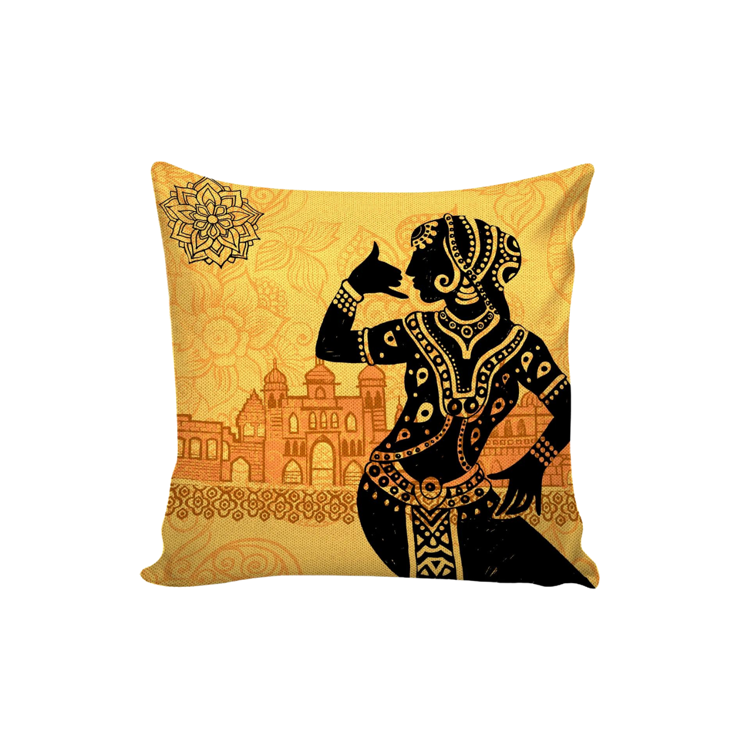 Digital Printed Cushion Cover (Women Printed, Pack of 5)