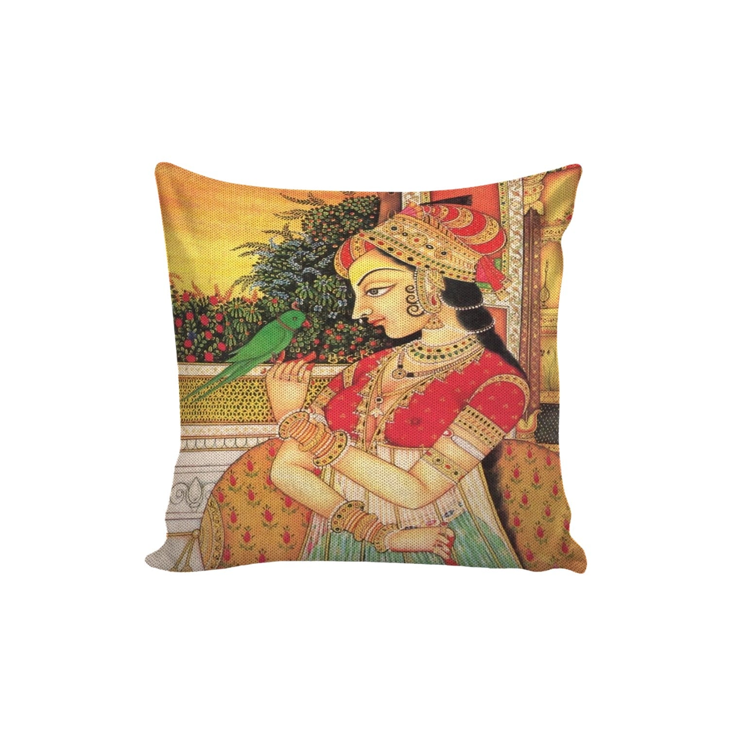 Digital Printed Cushion Cover (Queen Printed, Pack of 5)