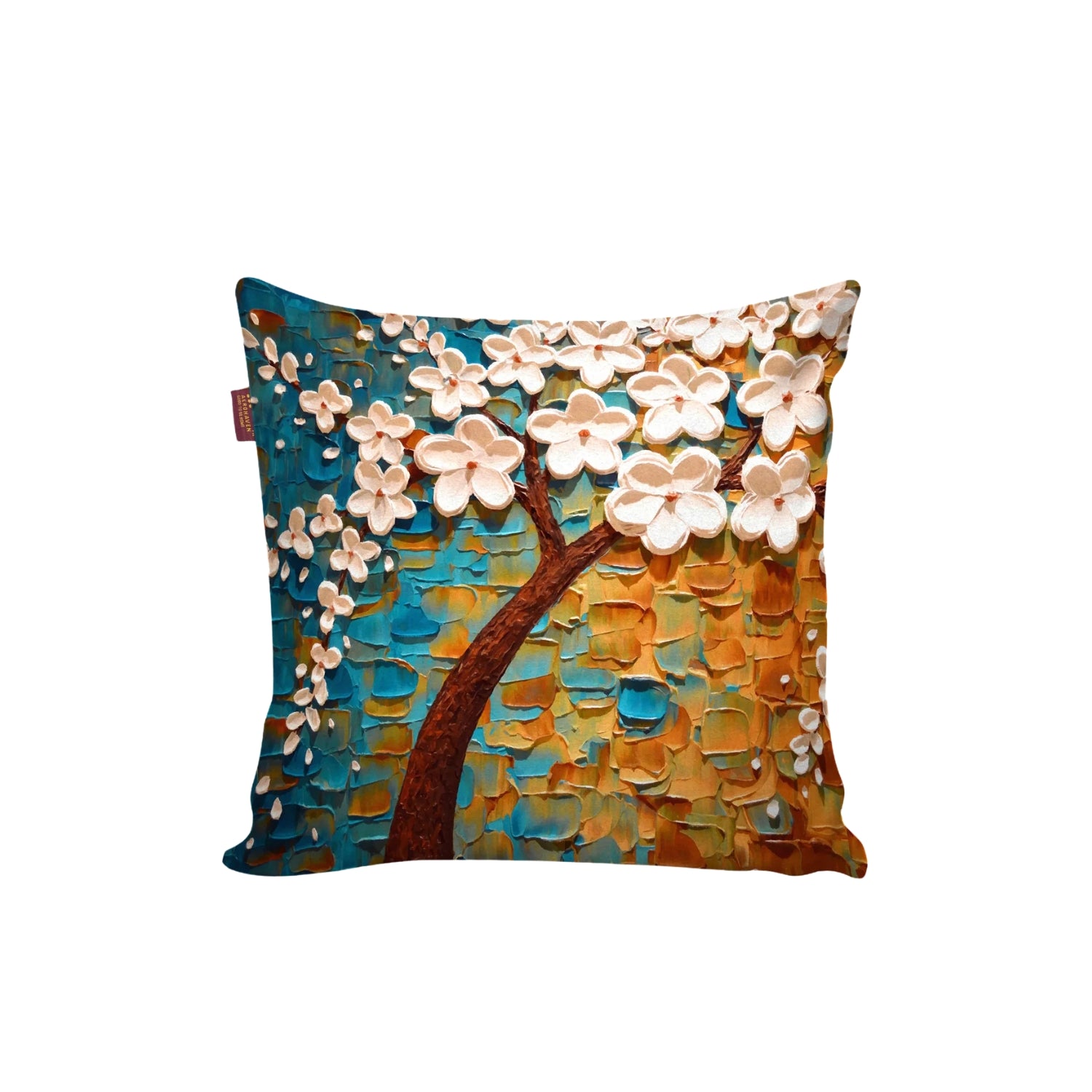 Digital Printed Cushion Cover (Tree Printed, Pack of 5)