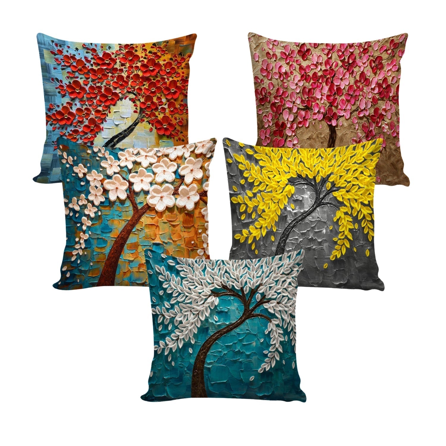 Digital Printed Cushion Cover (Pack of 5)